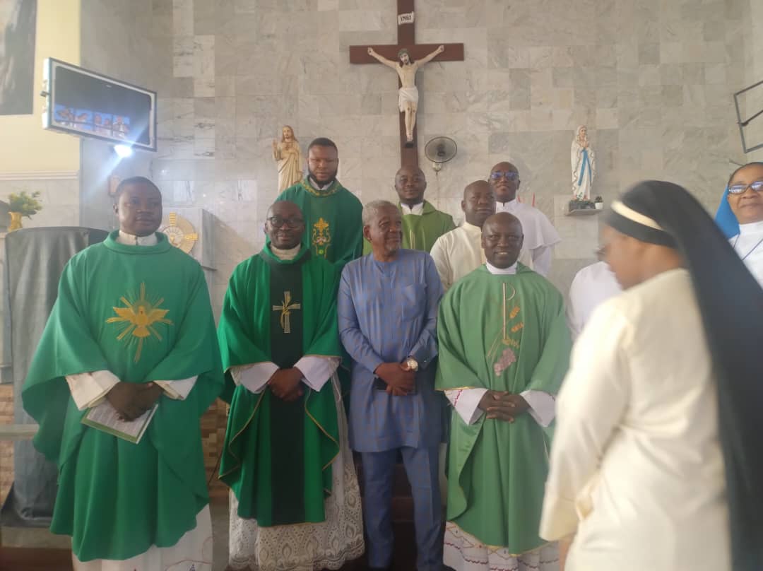 Religious ceremony and prayers during the celebration